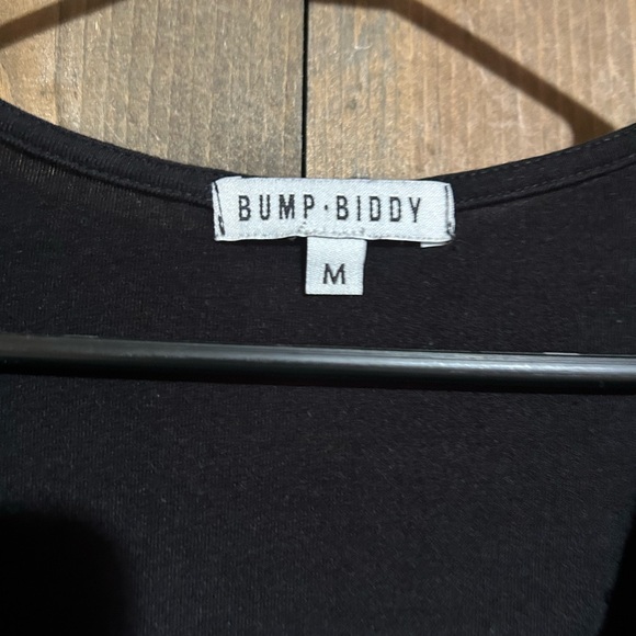 GORGEOUS Bump Buddy Black Maternity Dress, Slits up both sides, size M - Picture 2 of 3